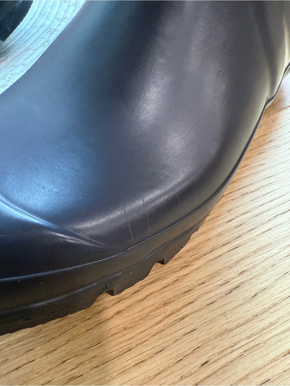 Hunter Women's Tall Navy Gloss Rain Boots - Picture 9 of 9